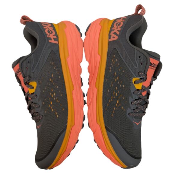HOKA ONE ONE Challenger ATR 6 Castlerock Camellia Trail Running Sneaker Womens 9 - Picture 10 of 12
